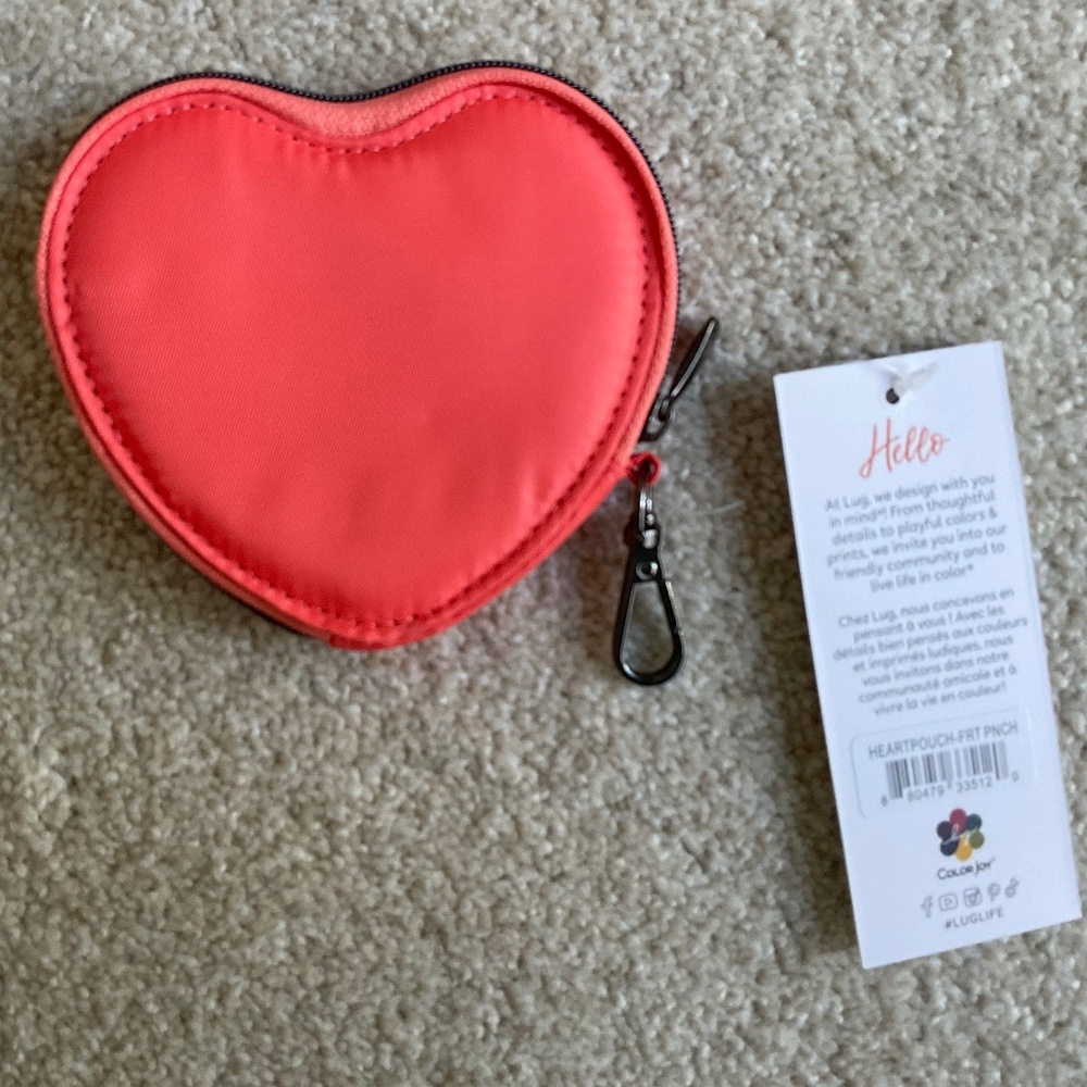 Lug Heart Pouch NWT Fruit Punch - Picture 4 of 5